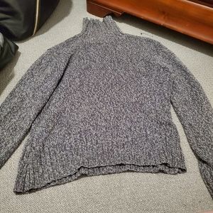 Gray Turtleneck Sweater